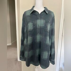 Thermal Plaid Shirt Size L